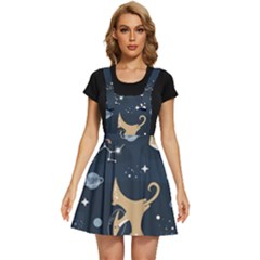 Space Theme Art Pattern Design Wallpaper Apron Dress by Simbadda