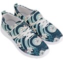 Flowers Pattern Floral Ocean Abstract Digital Art Men s Velcro Strap Shoes View3