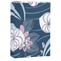 Flowers Pattern Floral Ocean Abstract Digital Art Playing Cards Single Design (rectangle) With Custom Box by Simbadda