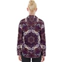 Rosette Kaleidoscope Mosaic Abstract Background Womens Long Sleeve Shirt View2