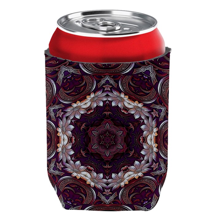 Rosette Kaleidoscope Mosaic Abstract Background Can Holder