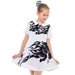 Culture  Kids  Short Sleeve Shirt Dress by Shimman