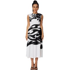 Culture  Sleeveless Round Neck Midi Dress by Shimman