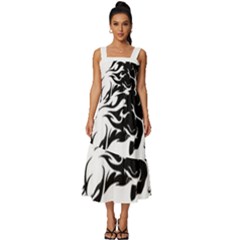 Culture  Square Neckline Tiered Midi Dress by Shimman