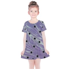 Hand Painted Branches With Collage Wood Bloom In Peace Kids  Simple Cotton Dress by pepitasart