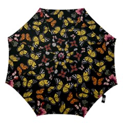 Flowers Butterfly Blooms Flowering Spring Hook Handle Umbrellas (medium) by Simbadda