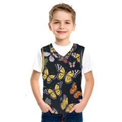 Flowers Butterfly Blooms Flowering Spring Kids  Basketball Tank Top by Simbadda