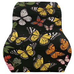 Flowers Butterfly Blooms Flowering Spring Car Seat Back Cushion  by Simbadda