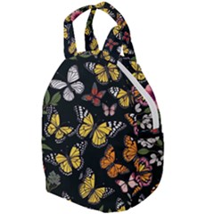 Flowers Butterfly Blooms Flowering Spring Travel Backpack by Simbadda