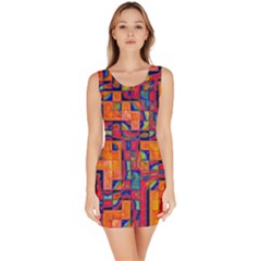 Background Graphic Beautiful Wallpaper Art Abstract Bodycon Dress by Simbadda