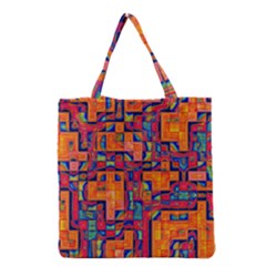 Background Graphic Beautiful Wallpaper Art Abstract Grocery Tote Bag by Simbadda