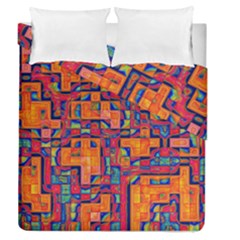 Background Graphic Beautiful Wallpaper Art Abstract Duvet Cover Double Side (queen Size) by Simbadda