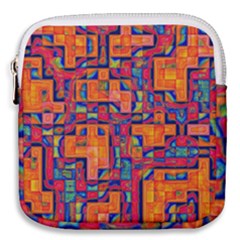 Background Graphic Beautiful Wallpaper Art Abstract Mini Square Pouch by Simbadda