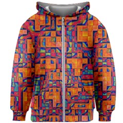 Background Graphic Beautiful Wallpaper Art Abstract Kids  Zipper Hoodie Without Drawstring by Simbadda