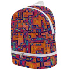 Background Graphic Beautiful Wallpaper Art Abstract Zip Bottom Backpack by Simbadda