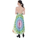 Mandala Pattern Rainbow Pride Tie Back Maxi Dress View2