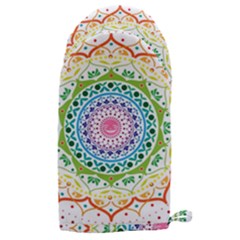 Mandala Pattern Rainbow Pride Microwave Oven Glove by Simbadda