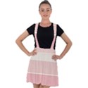 Background Pink Beige Decorative Texture Craft Velvet Suspender Skater Skirt View1