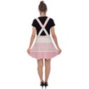 Background Pink Beige Decorative Texture Craft Velvet Suspender Skater Skirt View2