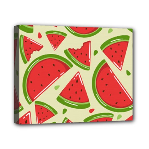 Cute Watermelon Seamless Pattern Canvas 10  X 8  (stretched)