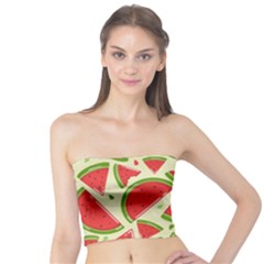 Cute Watermelon Seamless Pattern Tube Top by Simbadda