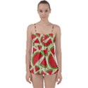 Cute Watermelon Seamless Pattern Babydoll Tankini Set View1