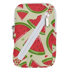 Cute Watermelon Seamless Pattern Belt Pouch Bag (large) by Simbadda