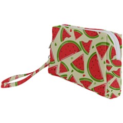 Cute Watermelon Seamless Pattern Wristlet Pouch Bag (small) by Simbadda