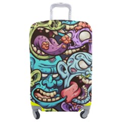 Zombie Heads Pattern Luggage Cover (medium) by Simbadda