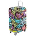 Zombie Heads Pattern Luggage Cover (Medium) View2