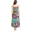 Zombie Heads Pattern Boho Sleeveless Summer Dress View2