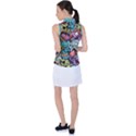 Zombie Heads Pattern Women s Sleeveless Polo Tee View2