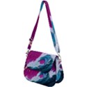 Tsunami Waves Ocean Sea Nautical Nature Water Unique Saddle Handbag View2