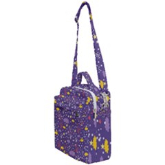 Pattern Cute Clouds Stars Crossbody Day Bag by Simbadda