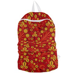 Seamless Pattern Slavic Folk Style Foldable Lightweight Backpack by Simbadda