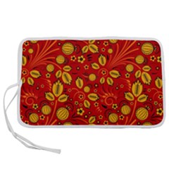 Seamless Pattern Slavic Folk Style Pen Storage Case (l) by Simbadda