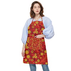 Seamless Pattern Slavic Folk Style Pocket Apron by Simbadda