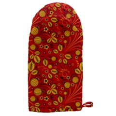 Seamless Pattern Slavic Folk Style Microwave Oven Glove by Simbadda