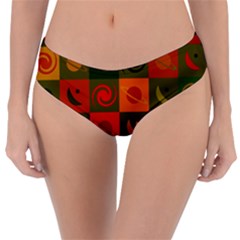 Space Pattern Multicolour Reversible Classic Bikini Bottoms by Simbadda