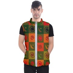 Space Pattern Multicolour Men s Puffer Vest by Simbadda