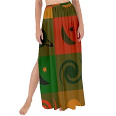 Space Pattern Multicolour Maxi Chiffon Tie-up Sarong by Simbadda