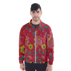 Flowers Pattern Men s Windbreaker