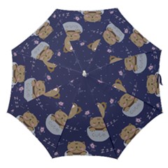 Cute Kittens Sleep Sweetly Mugs Straight Umbrellas by Simbadda