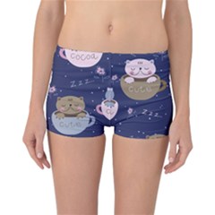 Cute Kittens Sleep Sweetly Mugs Reversible Boyleg Bikini Bottoms by Simbadda