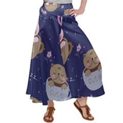 Cute Kittens Sleep Sweetly Mugs Women s Satin Palazzo Pants by Simbadda