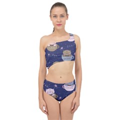 Cute Kittens Sleep Sweetly Mugs Spliced Up Two Piece Swimsuit by Simbadda