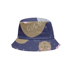 Cute Kittens Sleep Sweetly Mugs Bucket Hat (kids)