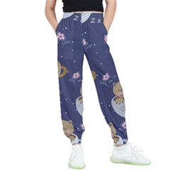 Cute Kittens Sleep Sweetly Mugs Kids  Joggers by Simbadda