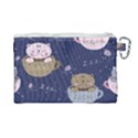 Cute Kittens Sleep Sweetly Mugs Canvas Cosmetic Bag (Large) View2