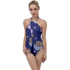 Cute Kittens Sleep Sweetly Mugs Go With The Flow One Piece Swimsuit by Simbadda